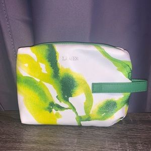 La Mer cosmetic skincare bag tote
